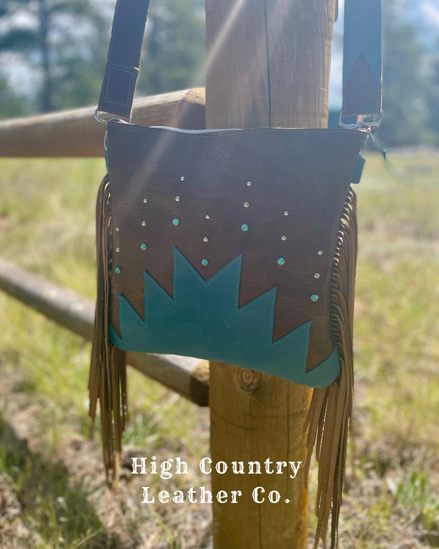 Yuma Crossbody With Turquoise #21