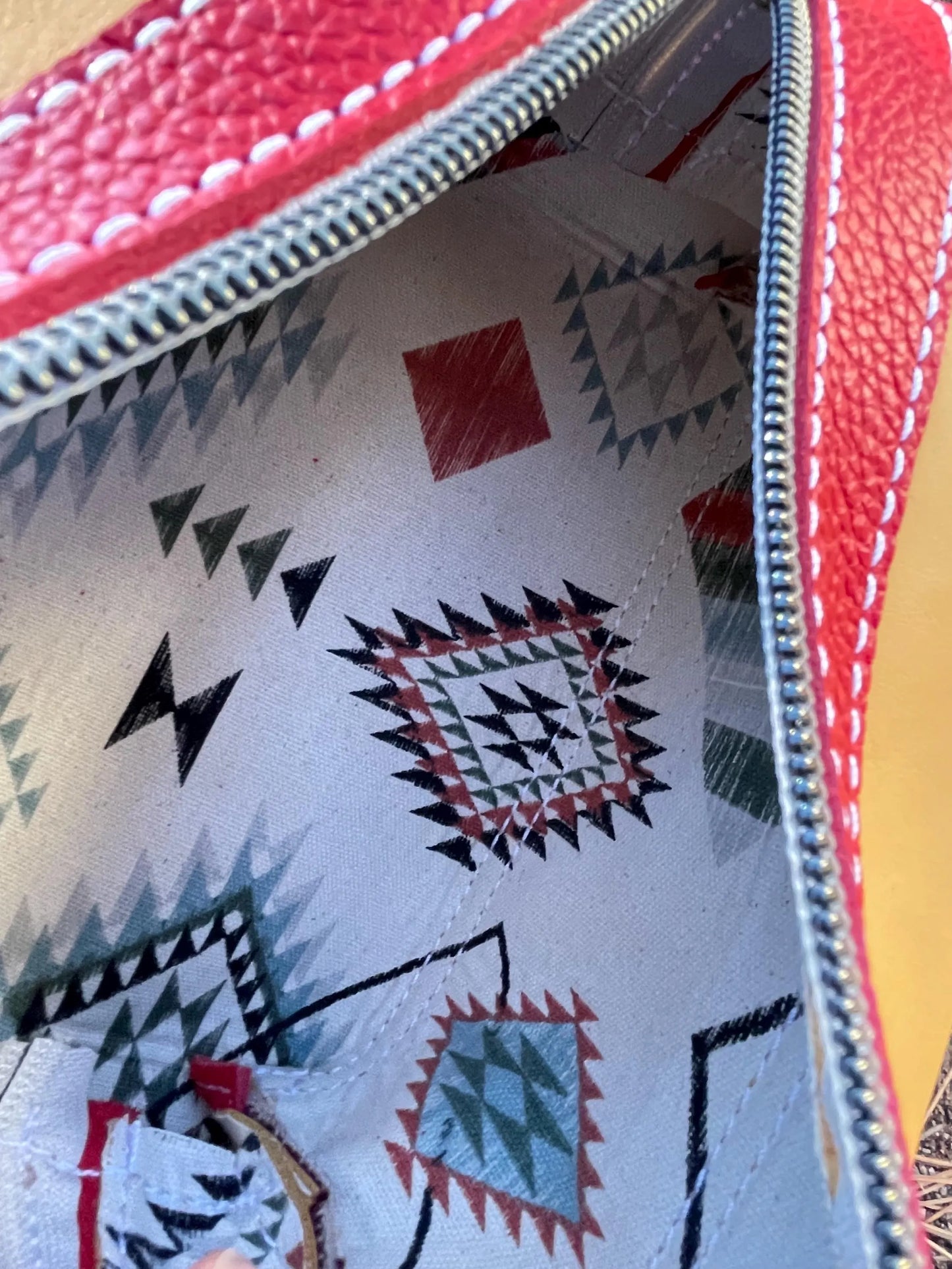 Ready To ship Southwestern Makeup/ Dopp Kit