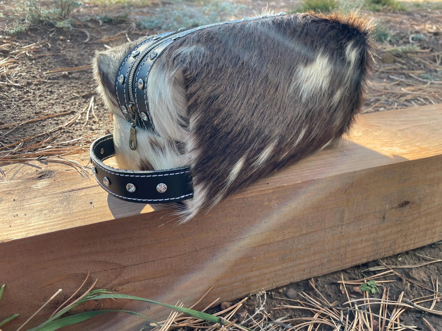 Ready to Ship Hair On Hide Dopp Kit