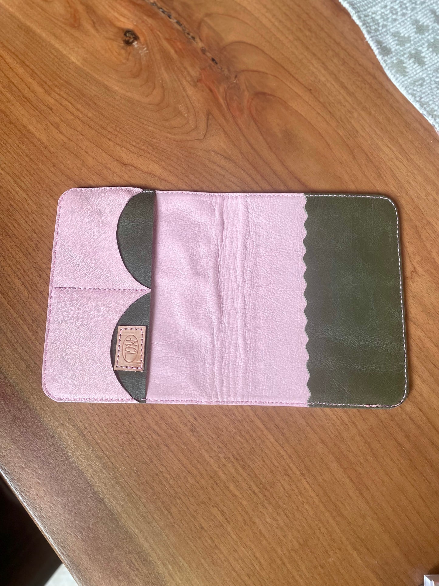 Pink and Green Floral Notebook