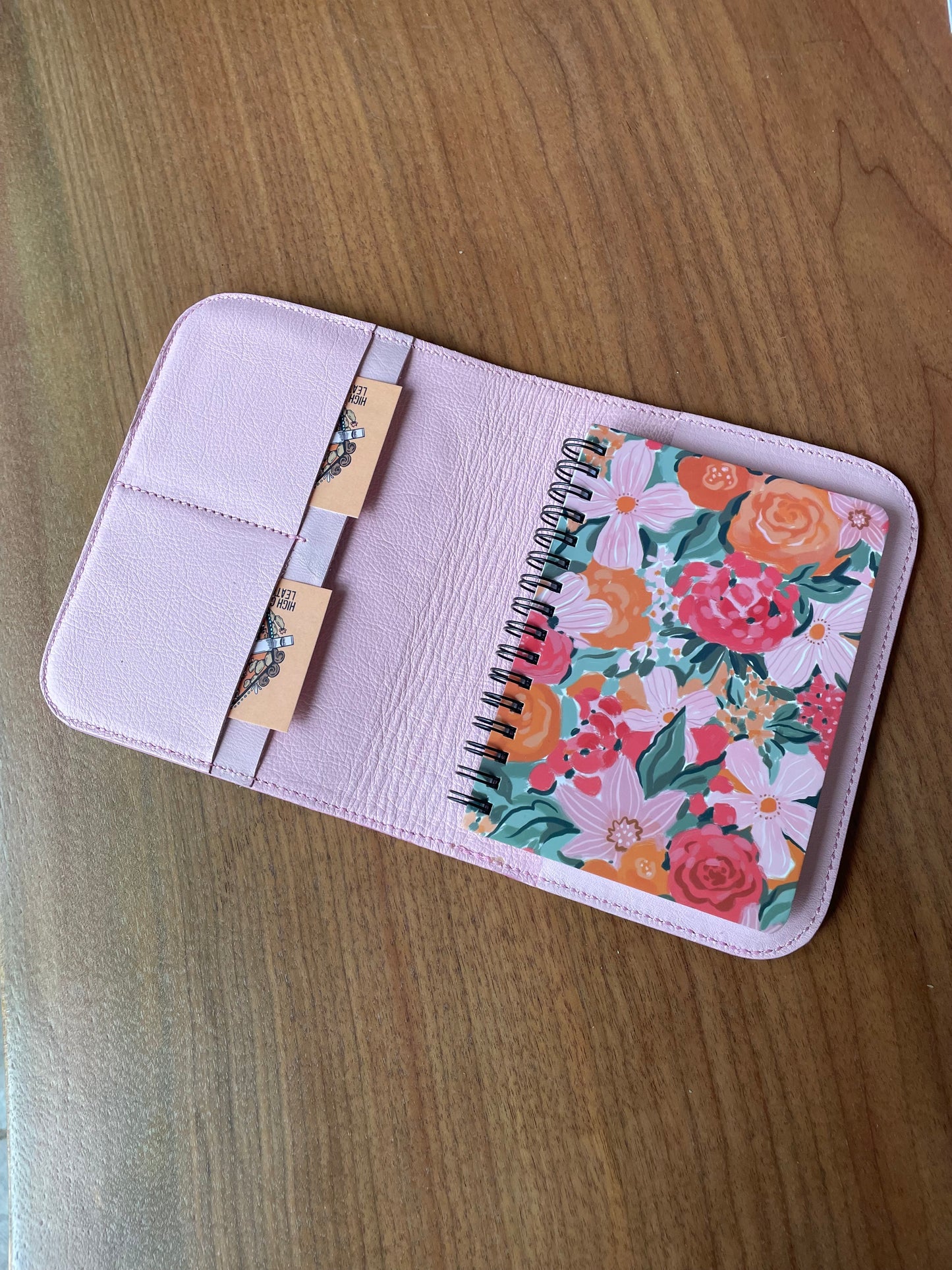 Pink Or Purple Leather Notebooks - Ready to Ship