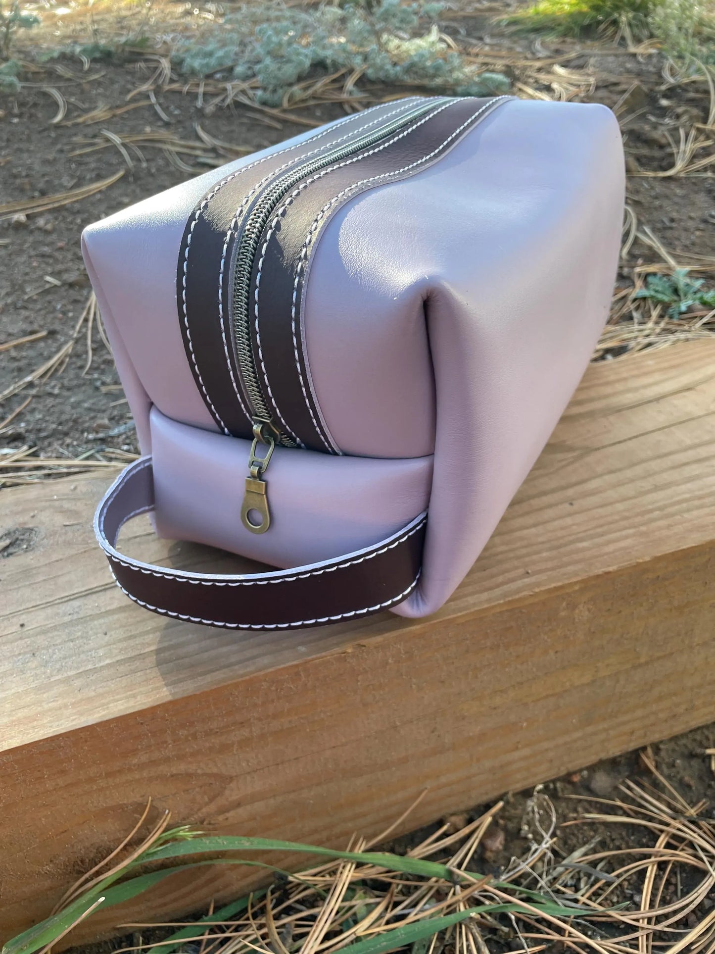 Ready to Ship Light Purple Dopp Kit