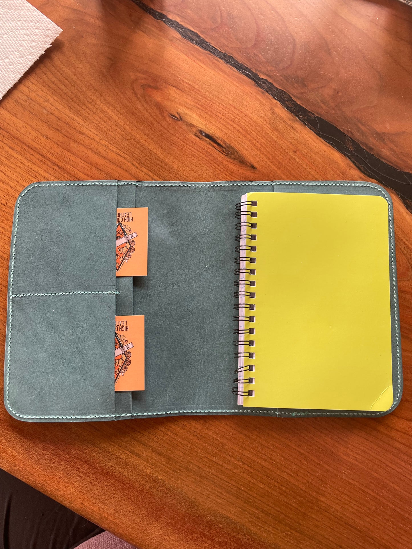 Turquoise & Brown Leather Notebooks - ready to ship