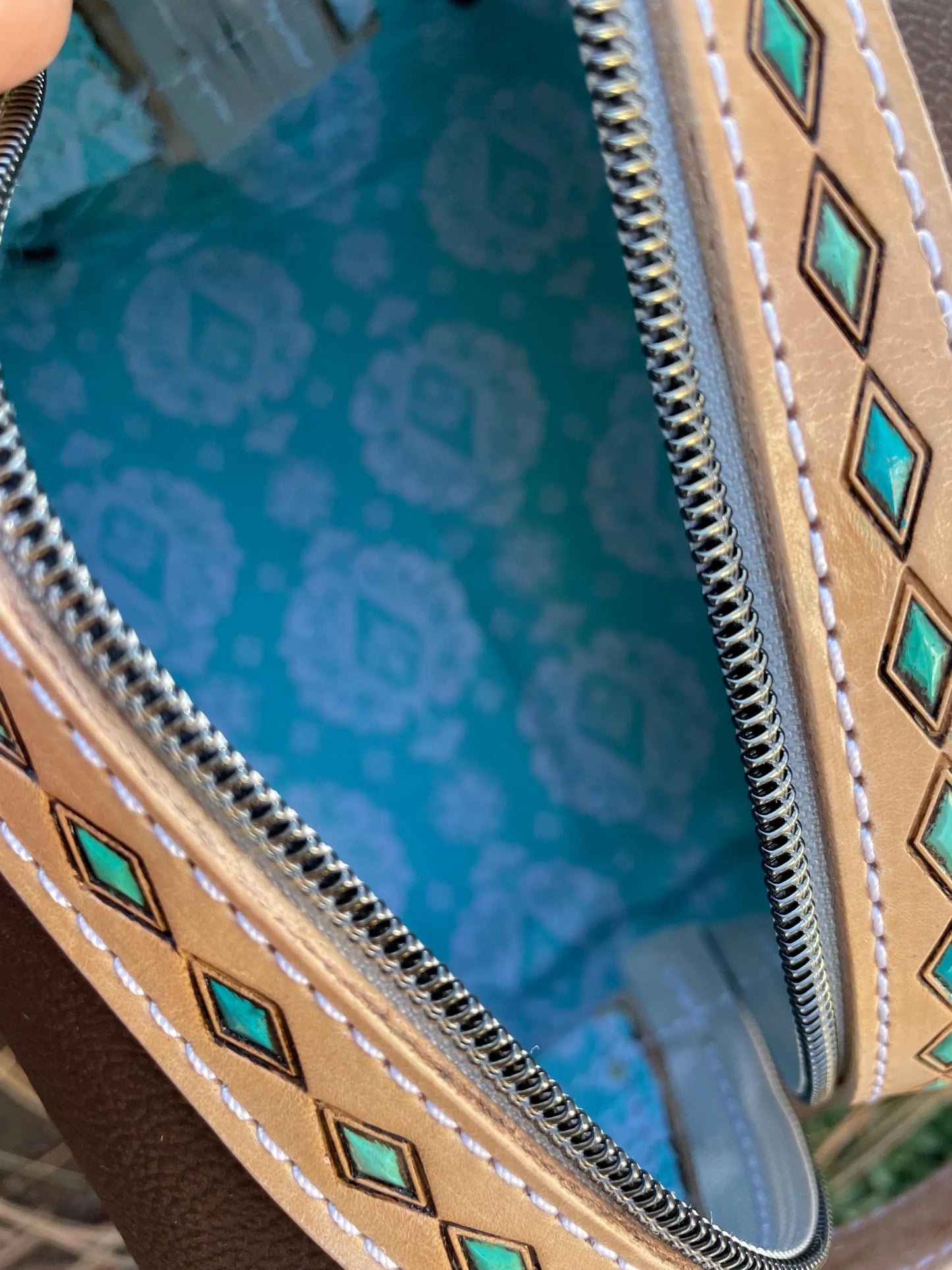 Turquoise Dopp Kit With Tooling