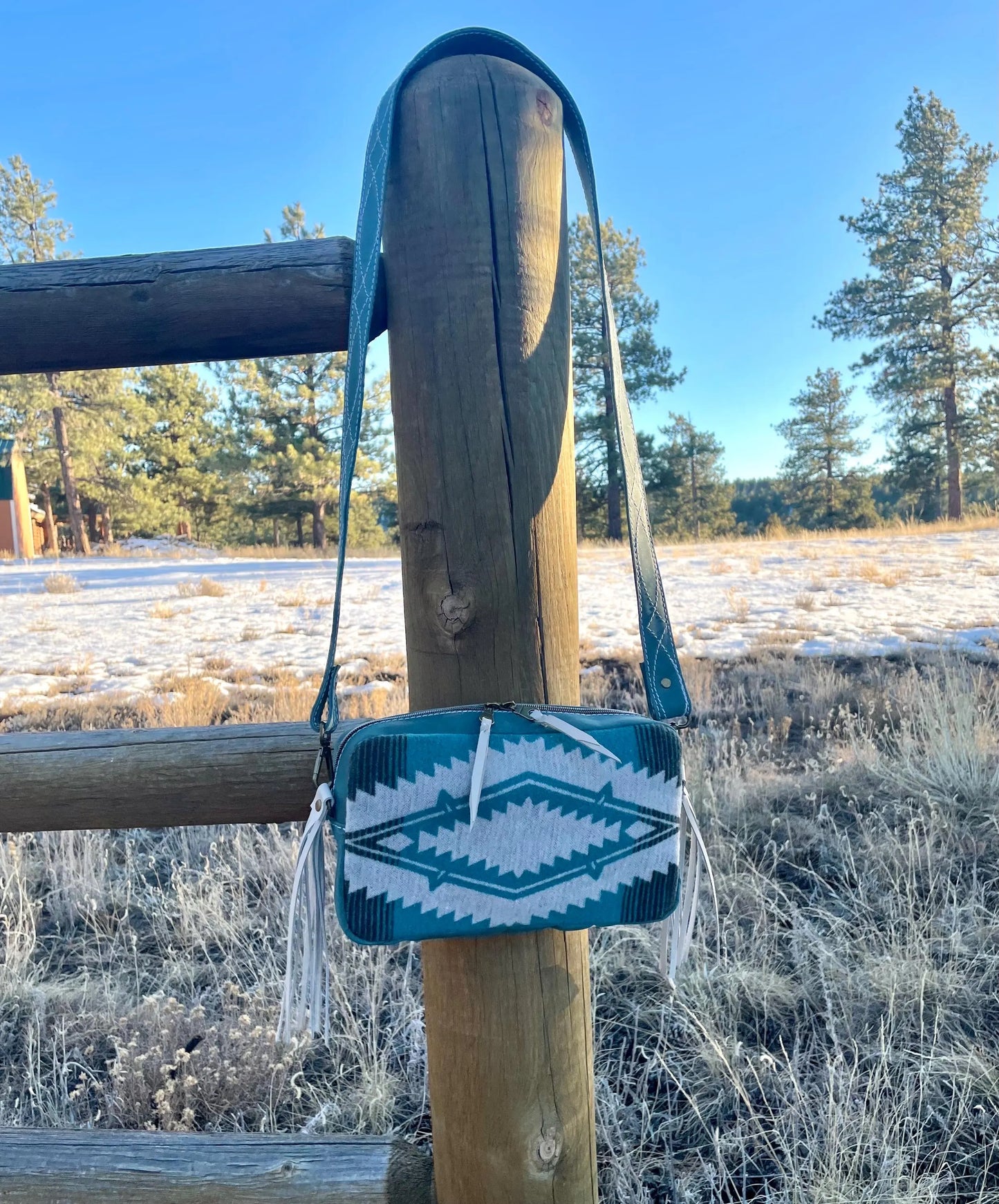Turquoise Roamer Crossbody Purse