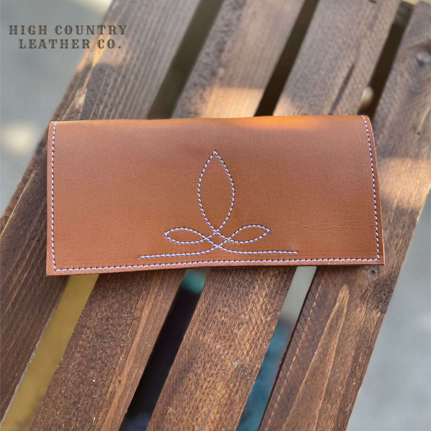 Checkbook Cover 16 - Caramel