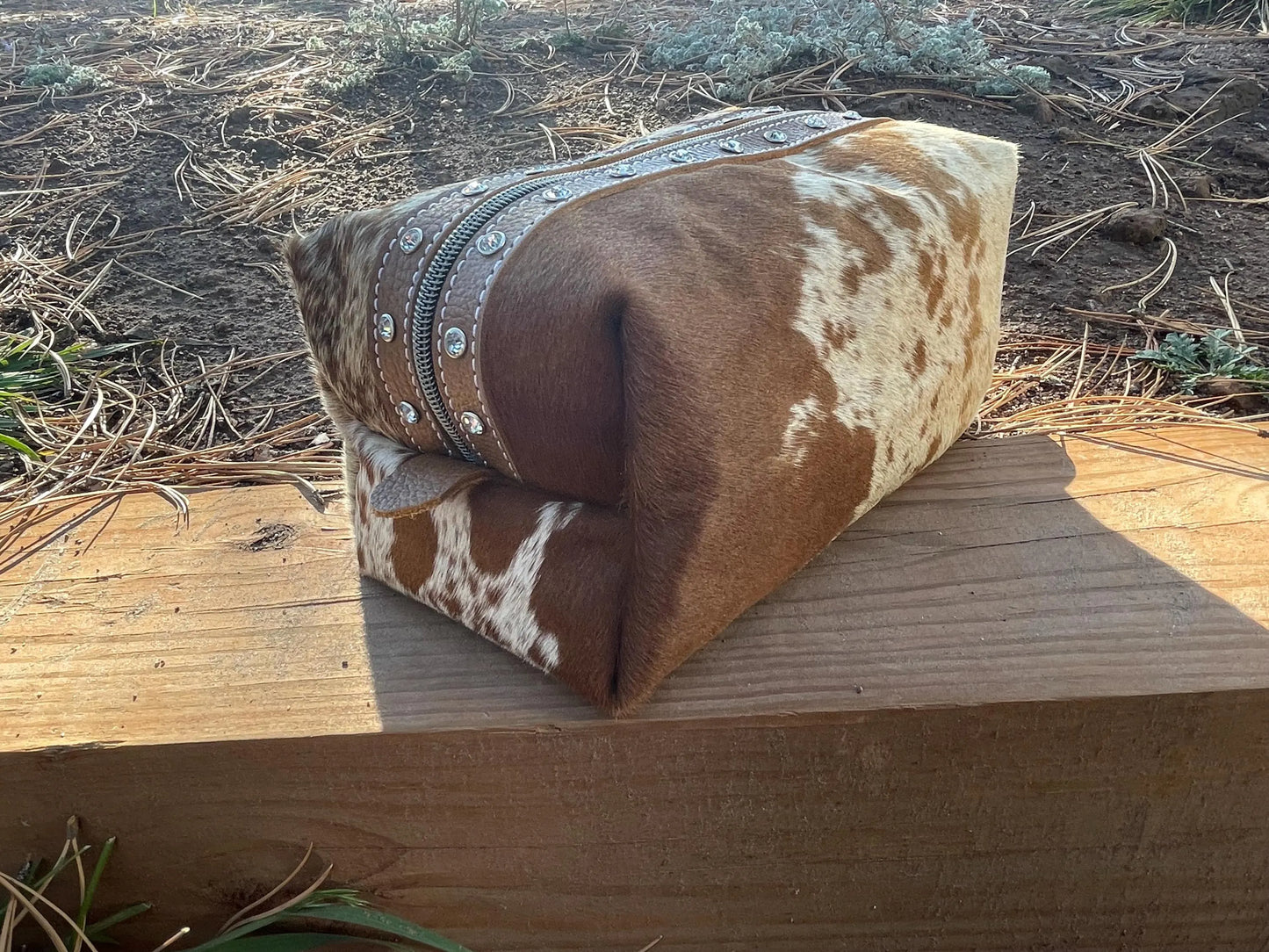Hair on Hide Dopp Kit Ready to Ship