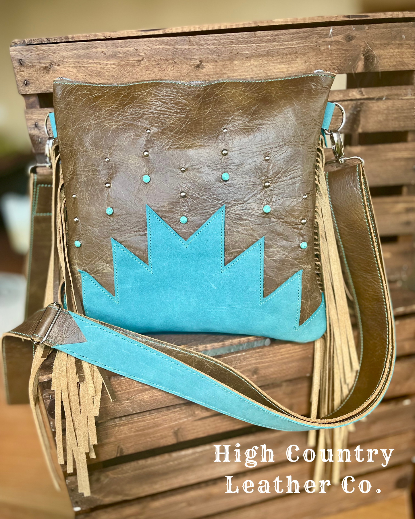Yuma Crossbody With Turquoise #21