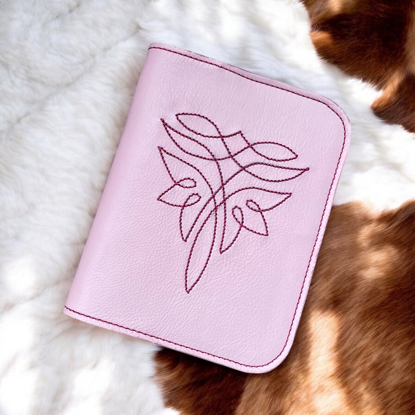 Pink Or Purple Leather Notebooks - Ready to Ship