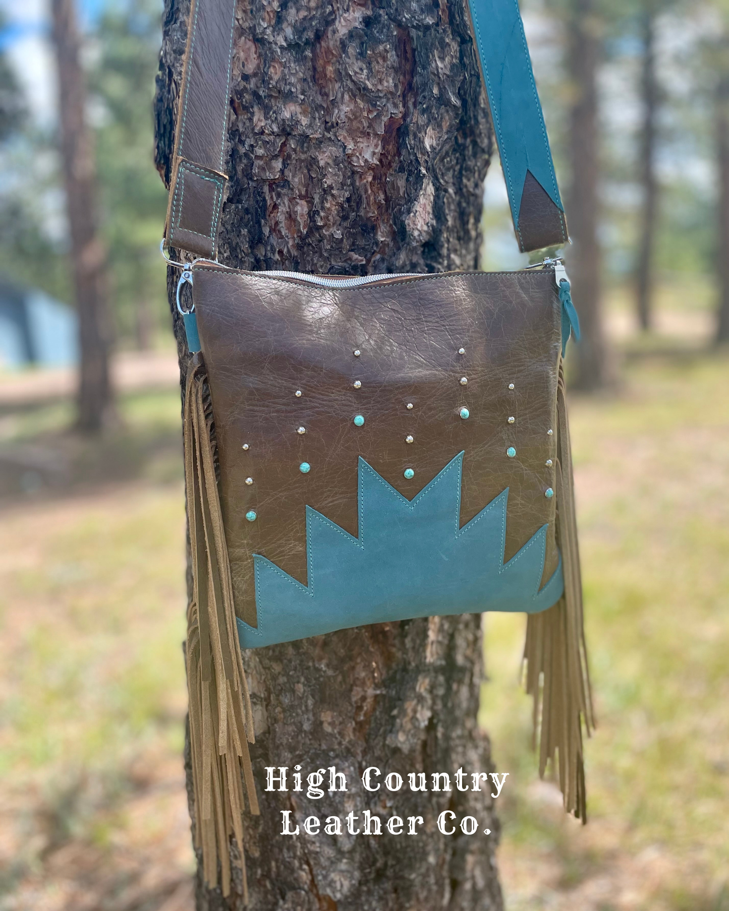 Yuma Crossbody With Turquoise #21