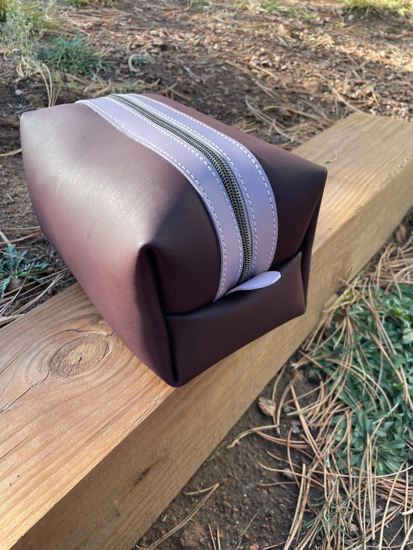 Ready to Ship Purple Dopp Kit