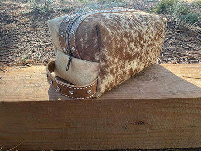 Hair on Hide Dopp Kit Ready to Ship