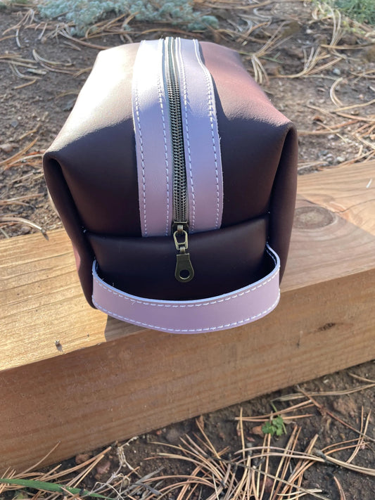 Ready to Ship Purple Dopp Kit