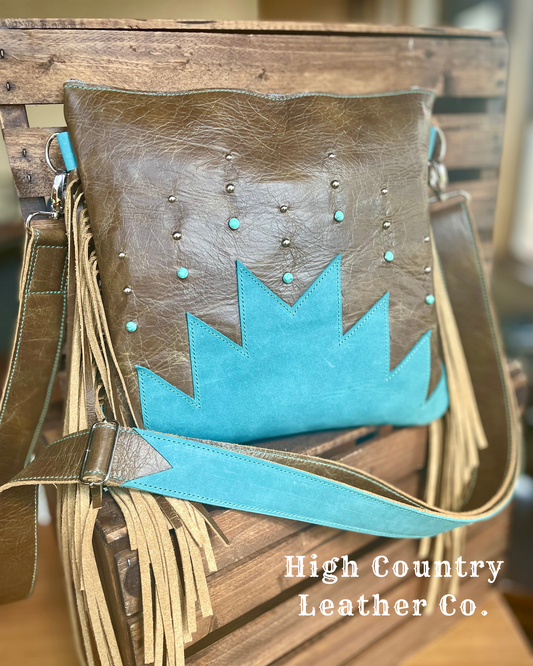 Yuma Crossbody With Turquoise #21