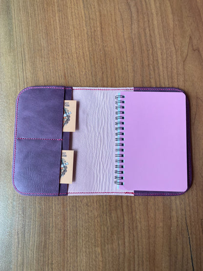 Pink Or Purple Leather Notebooks - Ready to Ship