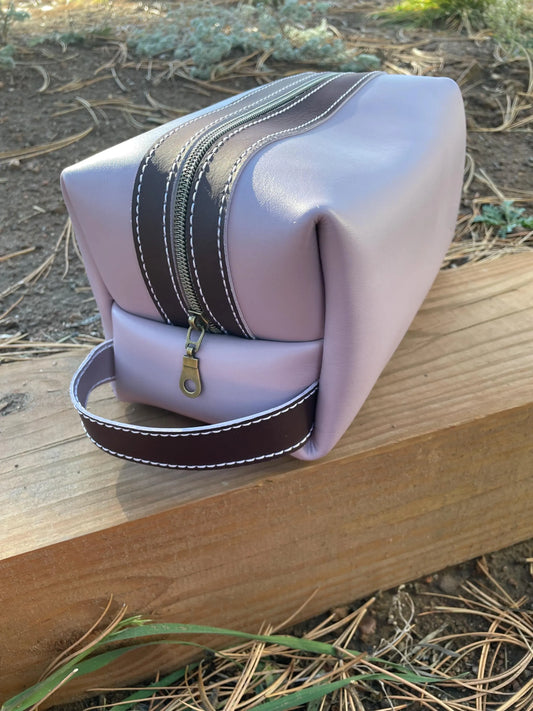 Ready to Ship Light Purple Dopp Kit