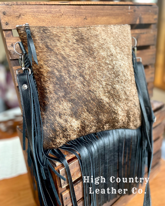 Yuma Crossbody Brindle & Fringe #20